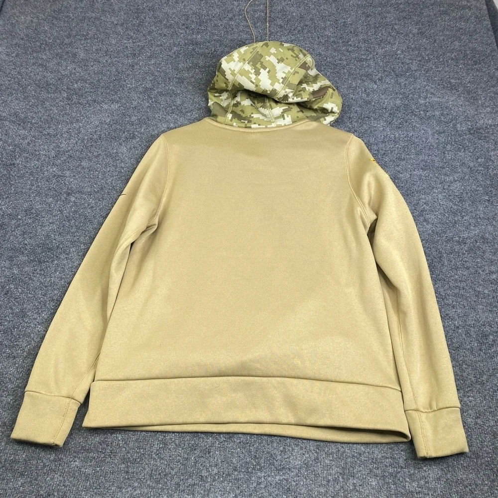 Nike Seattle Seahawks Salute to Service Hoodie Tan Camo Medium AT7936-297